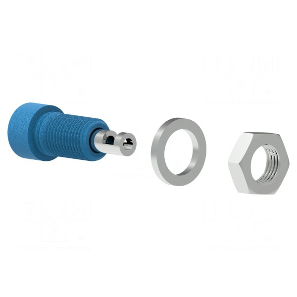 Złącze laboratoryjne: bananowe 2mm ELECTRO-PJP 224-M5-C-BL