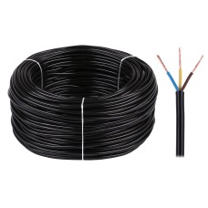 Kabel elektryczny OMY 3x0,75 300/300V czarny