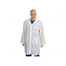 Fartuch ELME PEQ909 WHITE SIZE XXL