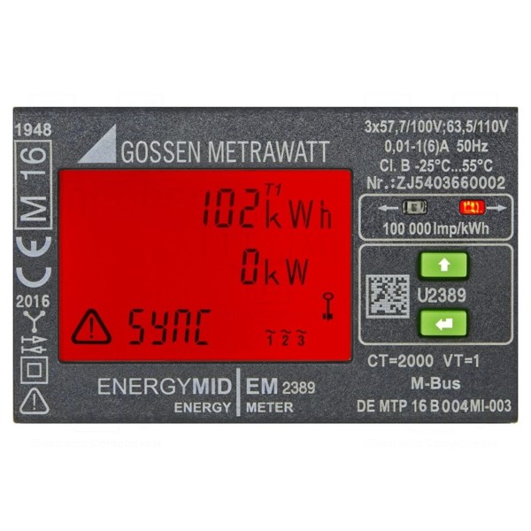 Licznik GOSSEN METRAWATT U2389-V027