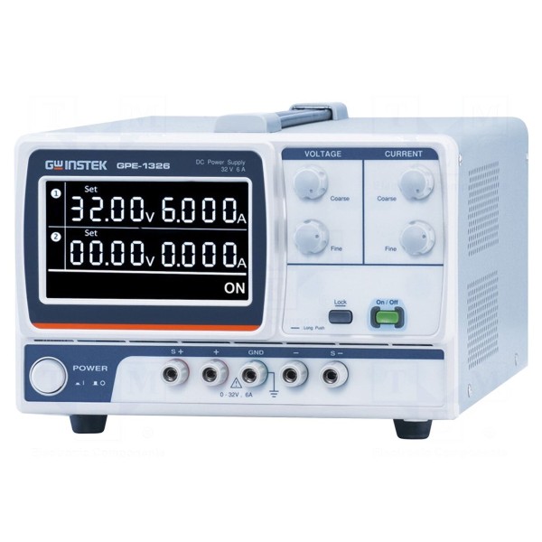 Zasilacz laboratoryjny: standardowy GW INSTEK GPE-1326