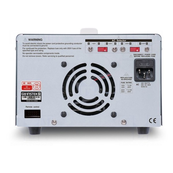 Zasilacz laboratoryjny: standardowy GW INSTEK GPE-1326A