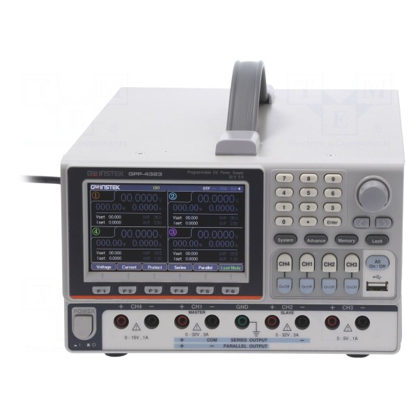 Zasilacz laboratoryjny: programowalny GW INSTEK GPP-4323
