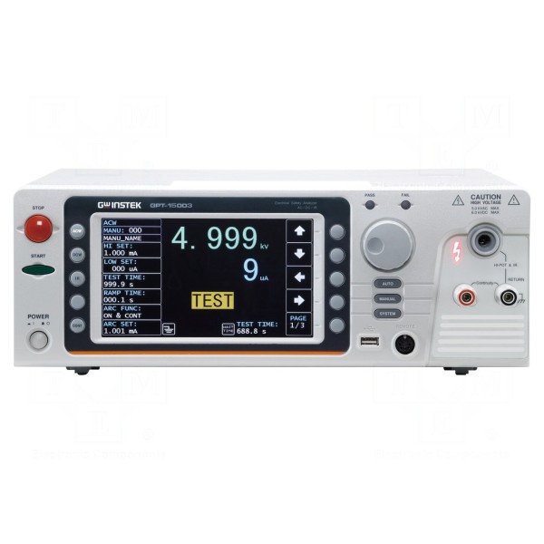 Tester bezpieczeństwa GW INSTEK GPT-15003