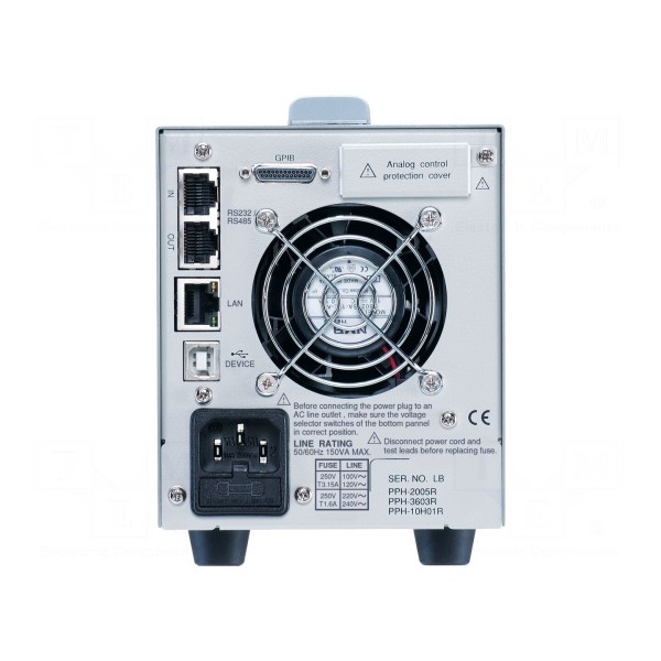 Zasilacz laboratoryjny: programowalny GW INSTEK PPX-2005(EU)