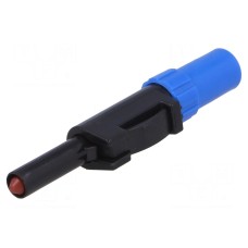 Złącze laboratoryjne: bananowe 4mm HIRSCHMANN T&M SLS 10 B BL