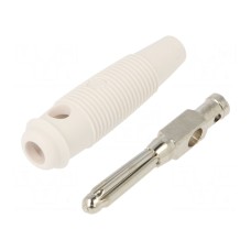 Złącze laboratoryjne: bananowe 4mm HIRSCHMANN T&M BUELA 30 K WH