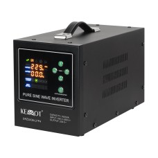 Zasilacz awaryjny KEMOT PROsinus-1000-LFP4 przetwornica z czystym przebiegiem sinusoidalnym i funkcją ładowania 12V 230V 1000VA/700W