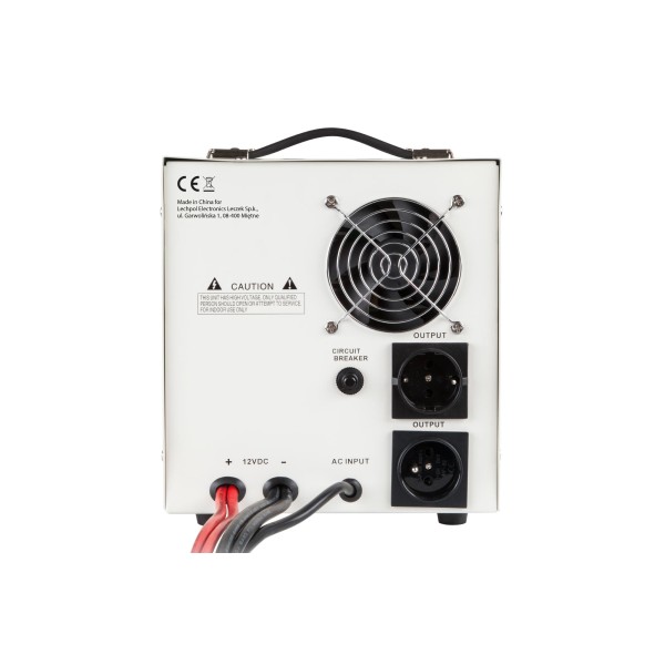 Zasilacz awaryjny KEMOT PROsinus-2000  przetwornica z czystym przebiegiem sinusoidalnym i funkcją ładowania  12V 230V 2000VA/1200W