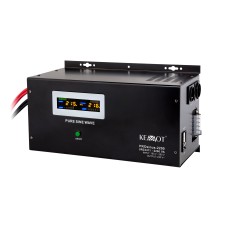 Zasilacz awaryjny naścienny KEMOT PROsinus-2200  przetwornica z czystym przebiegiem sinusoidalnym i funkcją ładowania  12V 230V 2200VA/1600W