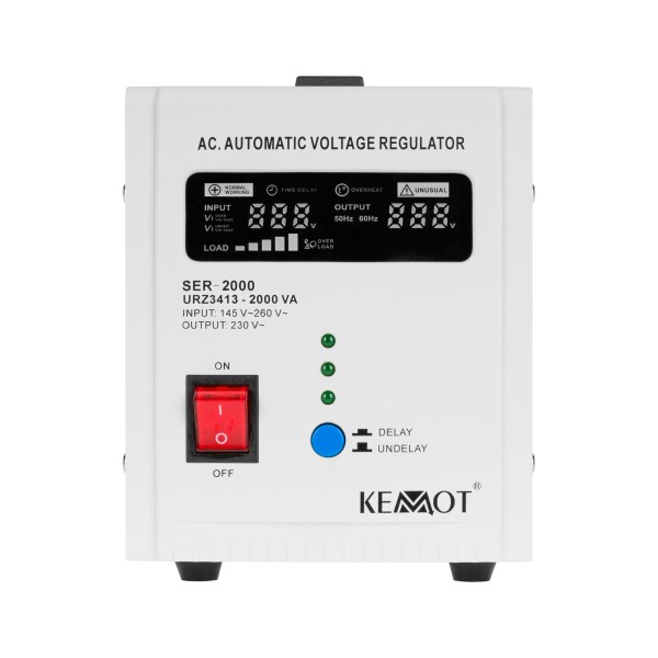 Automatyczny stabilizator napięcia  KEMOT SER-2000