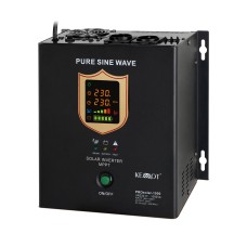 Przetwornica solarna naścienna ( inwerter )  KEMOT PROsolar-1000 ( 12V 230V 1000VA/700W )