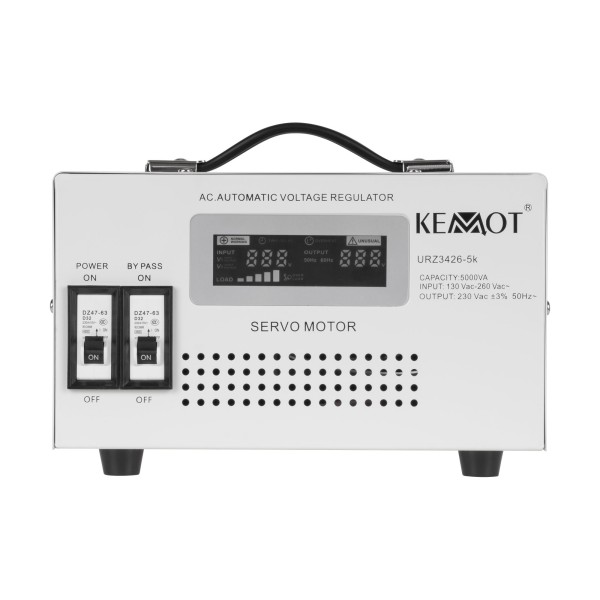 Automatyczny stabilizator napięcia  KEMOT MSER-5000 (5000 VA, serwomotor)