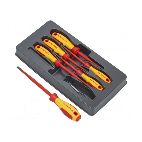Wkrętak: izolowany-zestaw KNIPEX 00 20 12 V02