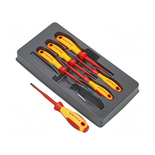 Wkrętak: izolowany-zestaw KNIPEX 00 20 12 V05