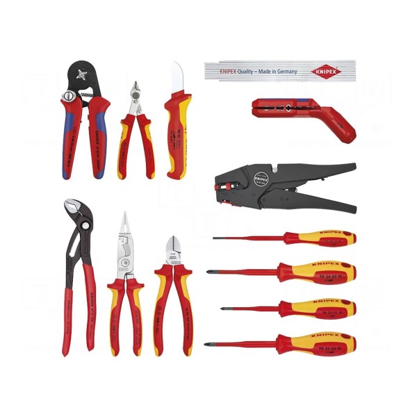 Zestaw narzędzi: do prac montażowych KNIPEX 00 21 11