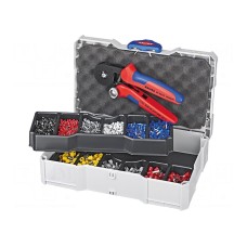 Zestaw narzędzi: do zaciskania konektorów, końcówek KNIPEX 97 90 09