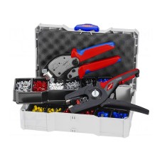 Zestaw narzędzi: do zaciskania konektorów, końcówek KNIPEX 97 90 14