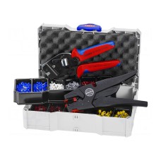 Zestaw narzędzi: do zaciskania konektorów, końcówek KNIPEX 97 90 16
