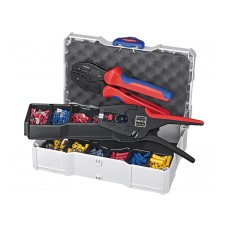 Zestaw narzędzi: do zaciskania konektorów, końcówek KNIPEX 97 90 22
