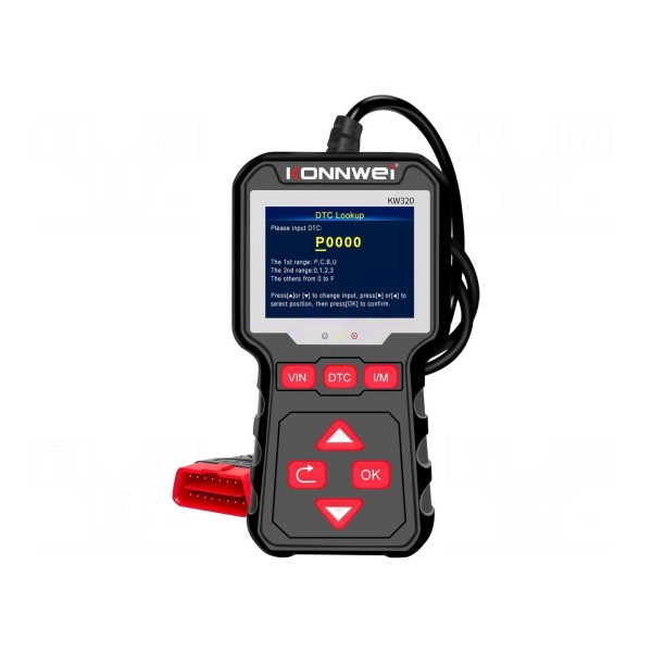 Miernik: diagnostyczny OBD KONNWEI KW320