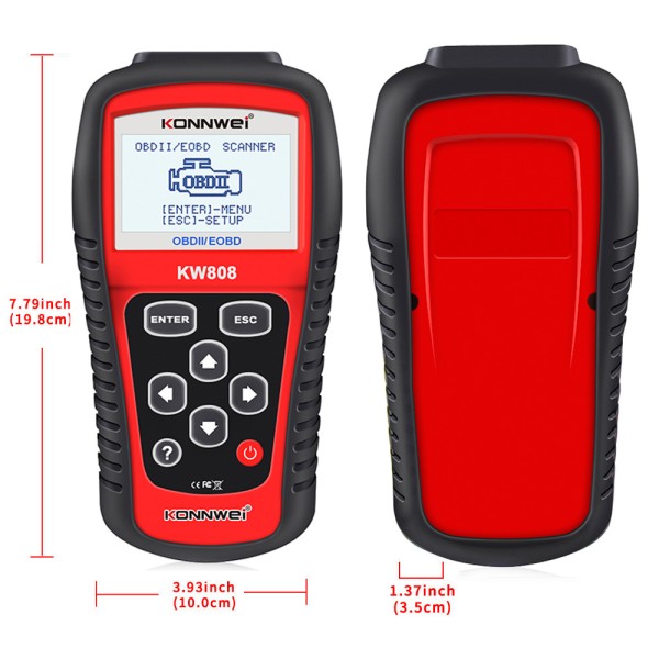 Miernik diagnostyczny, skaner OBD2  Konnwei KW808