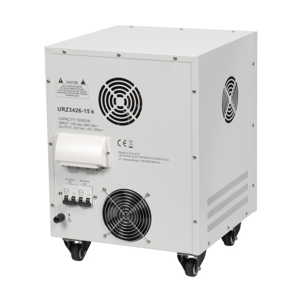 Automatyczny stabilizator napięcia  KEMOT MSER-15000 (15000 VA, serwomotor)