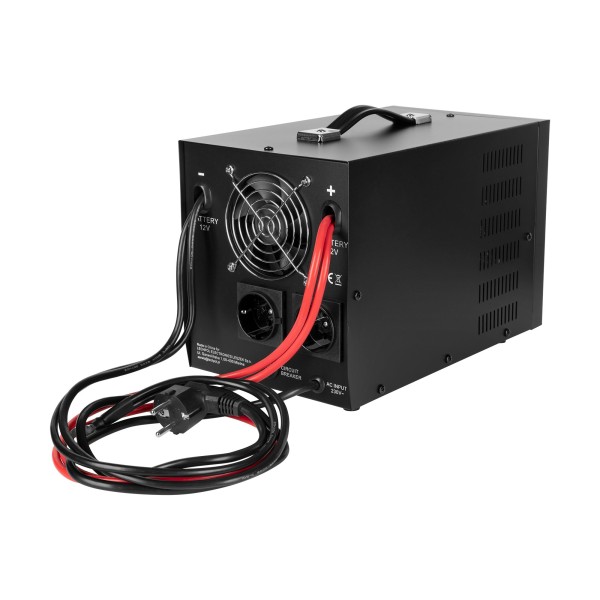 Zasilacz awaryjny KEMOT PROsinus-1500-LFP4  przetwornica z czystym przebiegiem sinusoidalnym i funkcją ładowania  12V 230V 1500VA/1050W