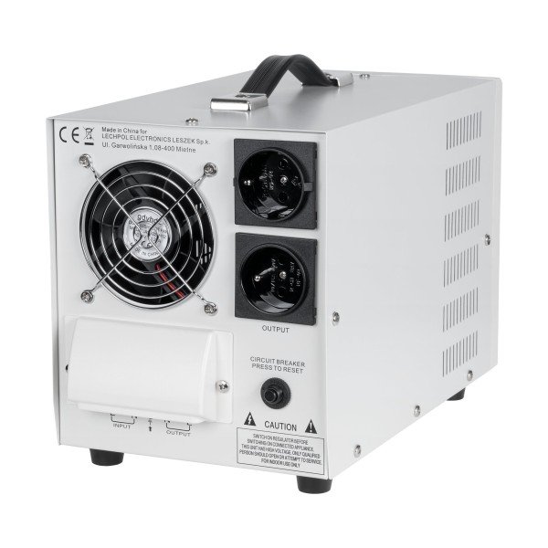 Automatyczny stabilizator napięcia  KEMOT SER-5000-S , precyzja 8%