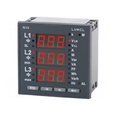 Miernik: parametrów sieci LUMEL N14 11000