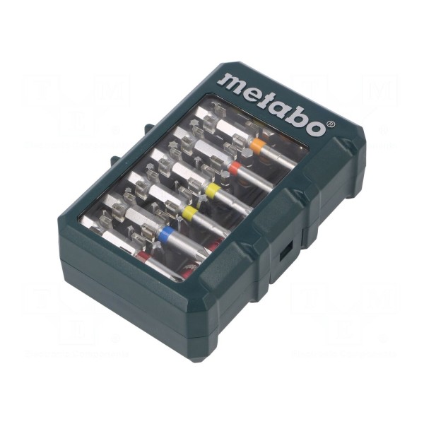 Zestaw narzędzi: końcówki wkrętakowe METABO 626710000