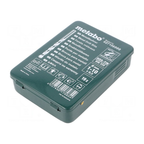 Zestaw wierteł METABO 627156000