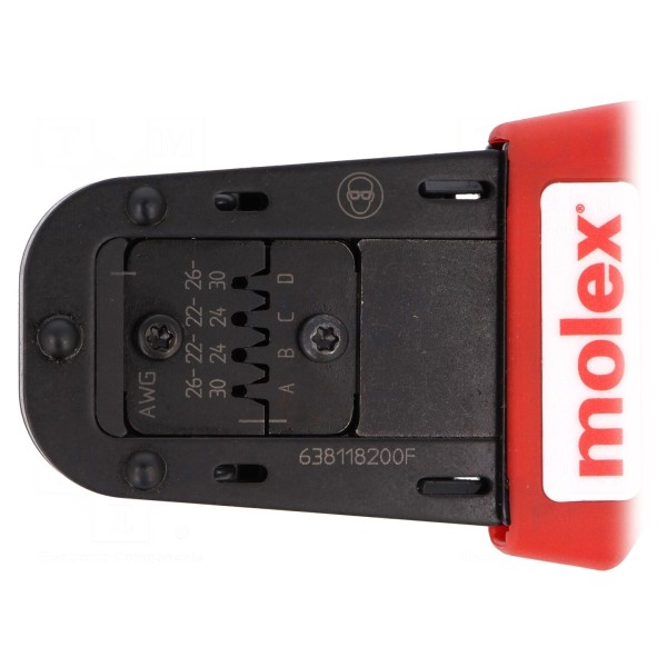 Narzędzie: do zaciskania MOLEX 638118200