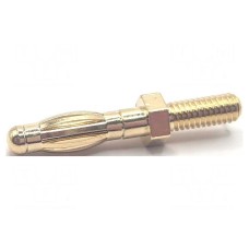 Złącze laboratoryjne: bananowe 4mm MUELLER ELECTRIC BU-168-M4-10MM