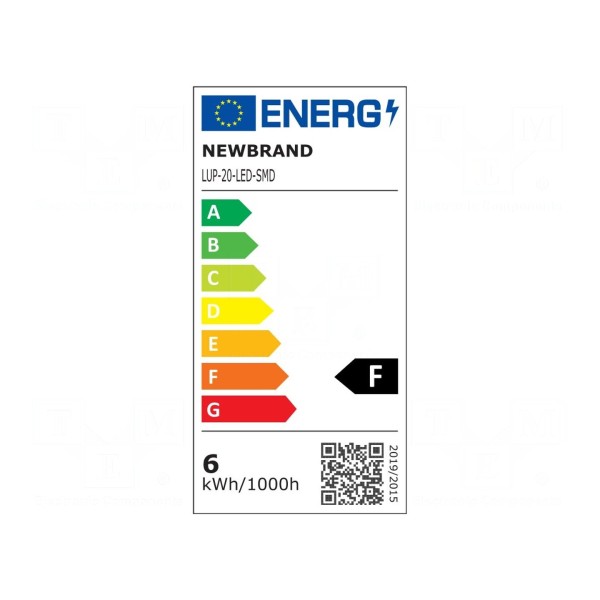 Lupa stołowa NEWBRAND LUP-20-LED-SMD