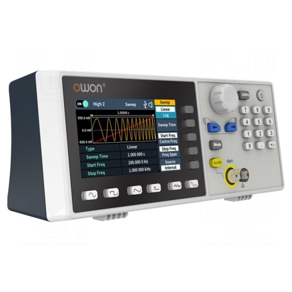 Generator laboratoryjny: funkcyjny, arbitralny OWON DGE1060