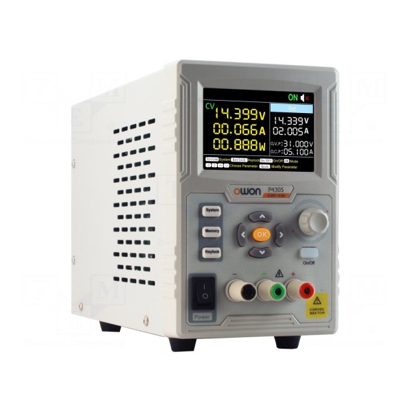 Zasilacz laboratoryjny: programowalny OWON P4305