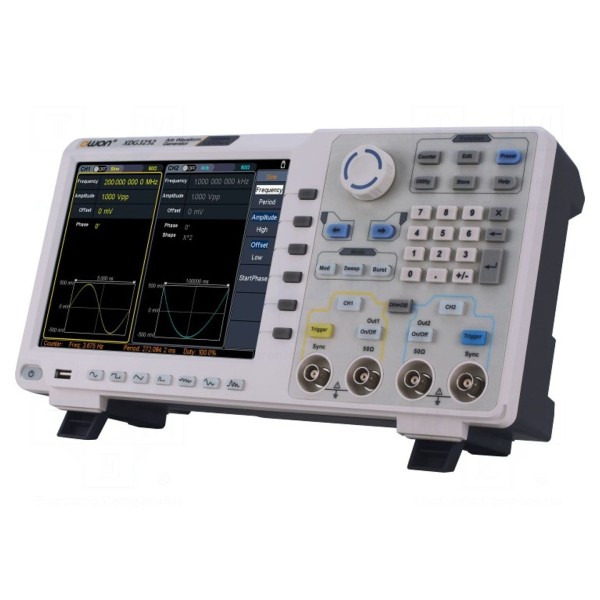 Generator laboratoryjny: funkcyjny, arbitralny OWON XDG3252