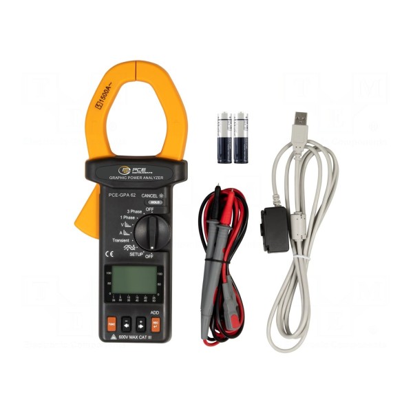 Miernik: wielofunkcyjny PCE INSTRUMENTS PCE-GPA 62