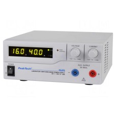 Zasilacz laboratoryjny: standardowy PEAKTECH P 1525