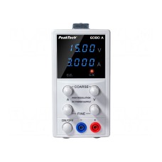 Zasilacz laboratoryjny: standardowy PEAKTECH P 6080 A