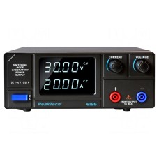 Zasilacz laboratoryjny: standardowy PEAKTECH P 6165