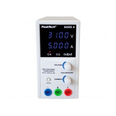 Zasilacz laboratoryjny: standardowy PEAKTECH P 6225 A