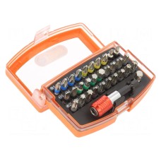 Zestaw narzędzi: końcówki wkrętakowe PG TOOLS PG32A