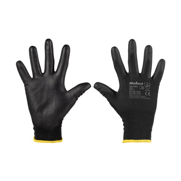 Rękawice robocze poliuretanowe CS-P002  r.8 M (12kpl.)