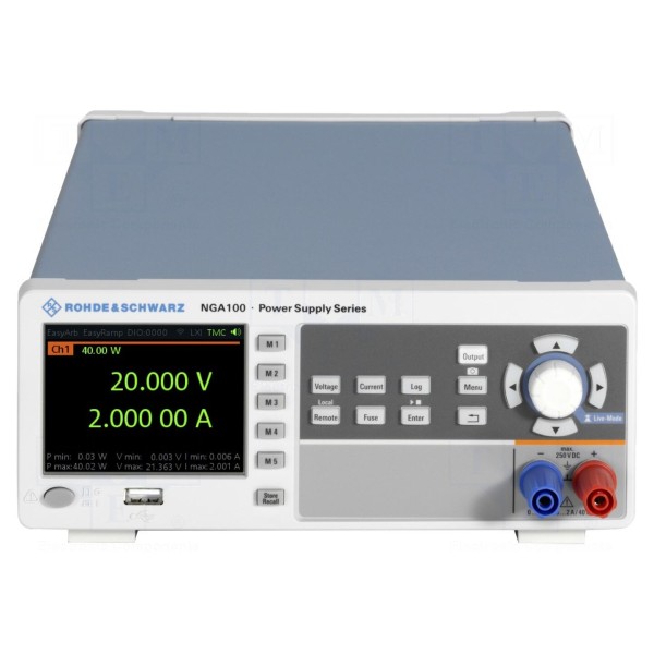 Zasilacz laboratoryjny: programowalny ROHDE & SCHWARZ NGA101