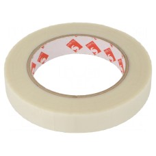 Taśma: elektroizolacyjna SCAPA TAŚMA 1504H 19MM/33M BIAŁA, SZKLANA