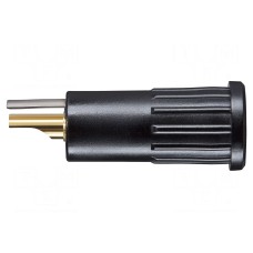 Złącze laboratoryjne: bananowe 4mm SCHÜTZINGER BRBU 7924 L AU / SW