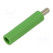 Złącze laboratoryjne: bananowe 4mm SCHÜTZINGER BU 2240 S NI / GN
