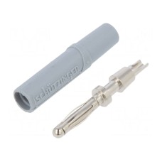 Złącze laboratoryjne: bananowe 2mm SCHÜTZINGER FK 02 L NI / GR
